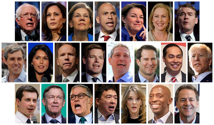 Democratic 2020 Presidential Candidates